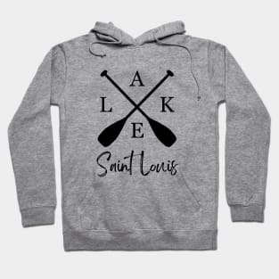 Lake Saint Louis Crossed Paddles Hoodie